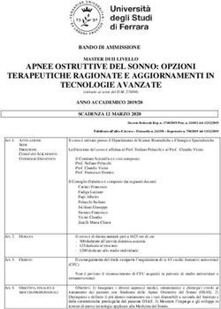 APNEE OSTRUTTIVE DEL SONNO: OPZIONI TERAPEUTICHE RAGIONATE E AGGIORNAMENTI IN TECNOLOGIE AVANZATE - Unife