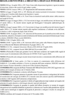 REGOLAMENTO PER LA DIDATTICA DIGITALE INTEGRATA