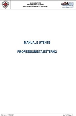 MANUALE UTENTE PROFESSIONISTA ESTERNO