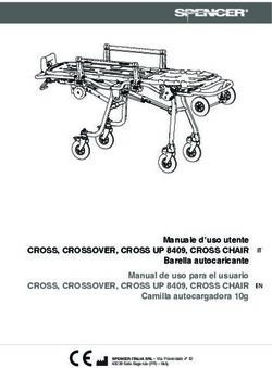 Manuale d'uso utente CROSS, CROSSOVER, CROSS UP 8409, CROSS CHAIR