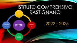 ISTITUTO COMPRENSIVO RASTIGNANO 2022 2025