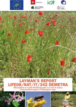 LAYMAN'S REPORT LIFE08/NAT/IT/342 DEMETRA - DEvelopment of a quick Monitoring index as a tool to assess Environmental impacts of TRAnsgenic crops