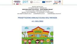 PROGETTAZIONE ANNUALE SCUOLA DELL'INFANZIA A.S. 2021/2022