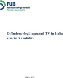 Diffusione degli apparati TV in Italia e scenari evolutivi - Marzo 2019