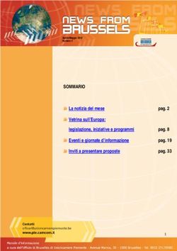 SOMMARIO La notizia del mese