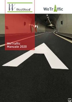 WETRAFFIC MANUALE 2020 - WESTWOOD KUNSTSTOFFTECHNIK AG
