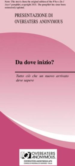Da dove inizio? PRESENTAZIONE DI OVEREATERS ANONYMOUS - Tutto ci&ograve; che un nuovo arrivato deve sapere