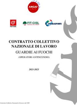 CONTRATTO COLLETTIVO NAZIONALE DI LAVORO - GUARDIE AI FUOCHI (OPERATORI ANTINCENDIO)