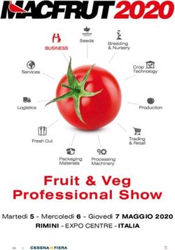 Fruit & Veg Professional Show - RIMINI - EXPO CENTRE - ITALIA Martedì 5 - Mercoledì 6 - Giovedì 7 MAGGIO 2020 - Macfrut