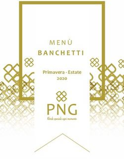 Primavera - Estate 2020 - Ristorante Pio Nono