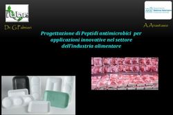 Progettazione di Peptidi antimicrobici per applicazioni innovative nel settore dell'industria alimentare - A.Anastasio - Innovation Village