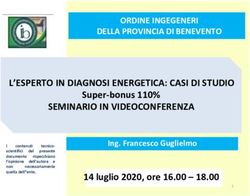 L'ESPERTO IN DIAGNOSI ENERGETICA: CASI DI STUDIO - Ordine degli Ingegneri della provincia di ...