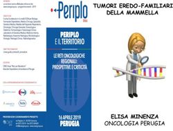 TUMORI EREDO-FAMILIARI DELLA MAMMELLA - ELISA MINENZA ONCOLOGIA PERUGIA