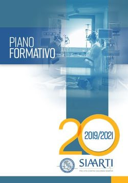 PIANO FORMATIVO 2019/2021