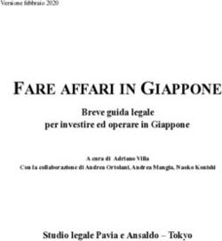 FARE AFFARI IN GIAPPONE - Breve guida legale per investire ed operare in Giappone Studio legale Pavia e Ansaldo - Tokyo
