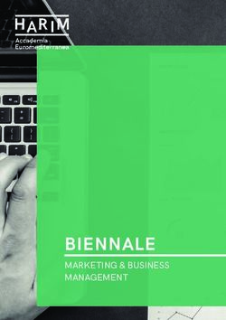 BIENNALE MARKETING & BUSINESS MANAGEMENT - Harim Accademia Euromediterranea