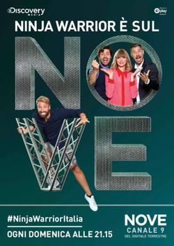 NINJA WARRIOR È SUL - #NinjaWarriorItalia OGNI DOMENICA ALLE 21.15 - Mondadori Group