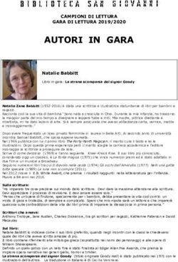 AUTORI IN GARA CAMPIONI DI LETTURA GARA DI LETTURA 2019/2020 - Comune di ...