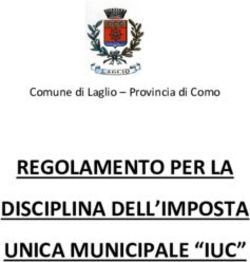 REGOLAMENTO PER LA DISCIPLINA DELL'IMPOSTA UNICA MUNICIPALE "IUC" - Comune di Laglio - Provincia di Como