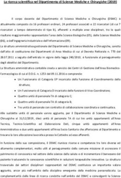 La ricerca scientifica nel Dipartimento di Scienze Mediche e Chirurgiche (2019)