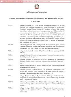 Ministero dell'istruzione - Greggiati