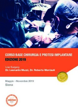 CORSO BASE CHIRURGIA E PROTESI IMPLANTARE EDIZIONE 2019 - Siena Maggio - Novembre 2019 - Congressi ...