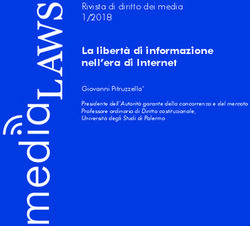 La libert&agrave; di informazione nell'era di Internet - Rivista di diritto dei media 1/2018 - Astrid