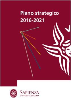 Piano strategico 2016-2021 - Sapienza Università di Roma