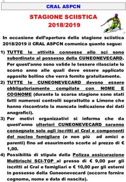 STAGIONE SCIISTICA 2018/2019 - CRAL ASPCN