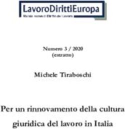 Per un rinnovamento della cultura giuridica del lavoro in Italia - Michele Tiraboschi