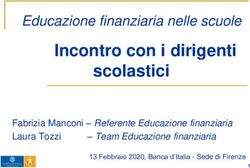 Incontro con i dirigenti scolastici - Educazione finanziaria nelle scuole - Fabrizia Manconi - Referente Educazione finanziaria - Don Lorenzo Milani