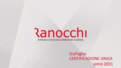 GisPaghe CERTIFICAZIONE UNICA - Ranocchi Napoli