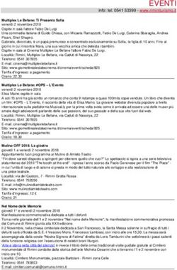 EVENTI info: tel. 0541 53399 - www.riminiturismo.it - Rimini turismo