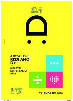 CALENDARIO 2018 - Bovolone Attiva