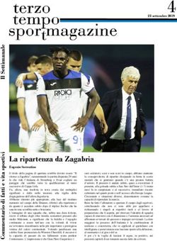 La ripartenza da Zagabria