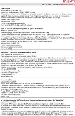 EVENTI info: tel. 0541 53399 - www.riminiturismo.it - Rimini turismo