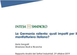 La Germania rallenta: quali impatti per il manifatturiero italiano? - Ilaria Sangalli Direzione Studi e Ricerche