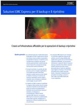Soluzioni EMC Express per il backup e il ripristino - Edimatica