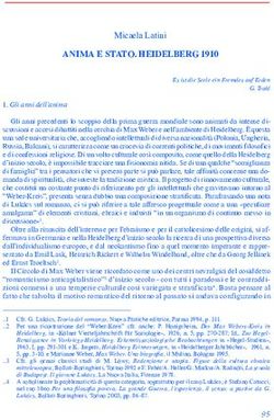 ANIMA E STATO. HEIDELBERG 1910 - Micaela Latini