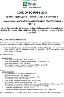 CONCORSO PUBBLICO per titoli ed esami, per la copertura a tempo indeterminato di nr. 6 posti di COLLABORATORE AMMINISTRATIVO PROFESSIONALE