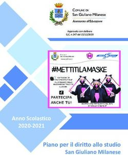 Piano per il diritto allo studio - San Giuliano Milanese Anno Scolastico 2020-2021 - Comune di San Giuliano ...