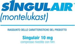 Singulair 10 mg compresse rivestite con film - RIASSUNTO DELLE CARATTERISTICHE DEL PRODOTTO - Organon