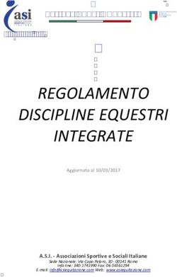 REGOLAMENTO DISCIPLINE EQUESTRI INTEGRATE - Settore Sport Equestri - ASI Sport Equestri