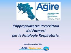 L'Appropriatezza Prescrittiva dei Farmaci per le Patologie Respiratorie - Mariarosaria Cillo - K Link Srl
