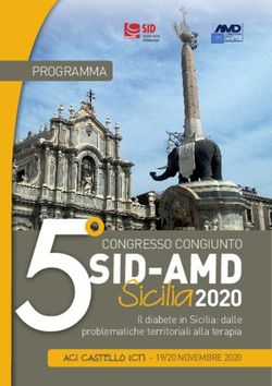SID-AMD 2020 Sicilia - Società Italiana di Diabetologia