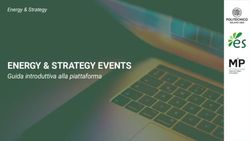 ENERGY & STRATEGY EVENTS - Guida introduttiva alla piattaforma - Energy & Strategy - Infobuildenergia