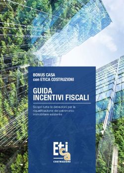 GUIDA INCENTIVI FISCALI - BONUS CASA con ETICA COSTRUZIONI Scopri tutte le detrazioni per la riqualificazione del patrimonio immobiliare esistente