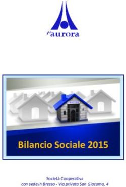 Bilancio Sociale 2015 - Societ&agrave; Cooperativa con sede in Bresso - Via privata San Giacomo, 4 - l'Aurora Bresso