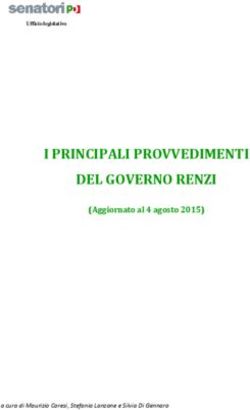 I PRINCIPALI PROVVEDIMENTI DEL GOVERNO RENZI - (Aggiornato al 4 agosto 2015) - a cura di Maurizio Coresi, Stefania Lanzone e Silvia Di Gennaro