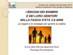 I BISOGNI DEI BAMBINI E DEI LORO GENITORI NELLA FASCIA D'ETÁ 3-6 ANNI - Istituto comprensivo ...